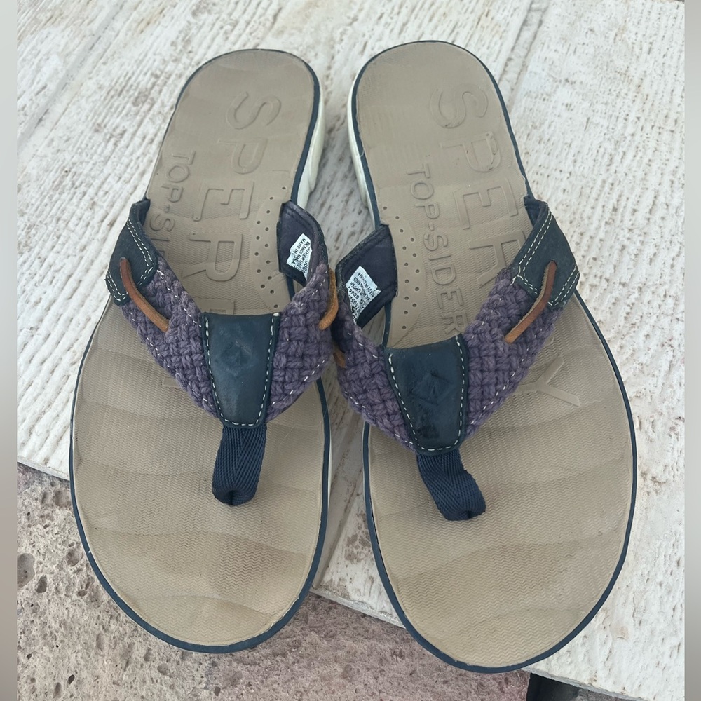 Sperry Top-Sider Seabrook Surf Thong Flip Flops Womens Size 8